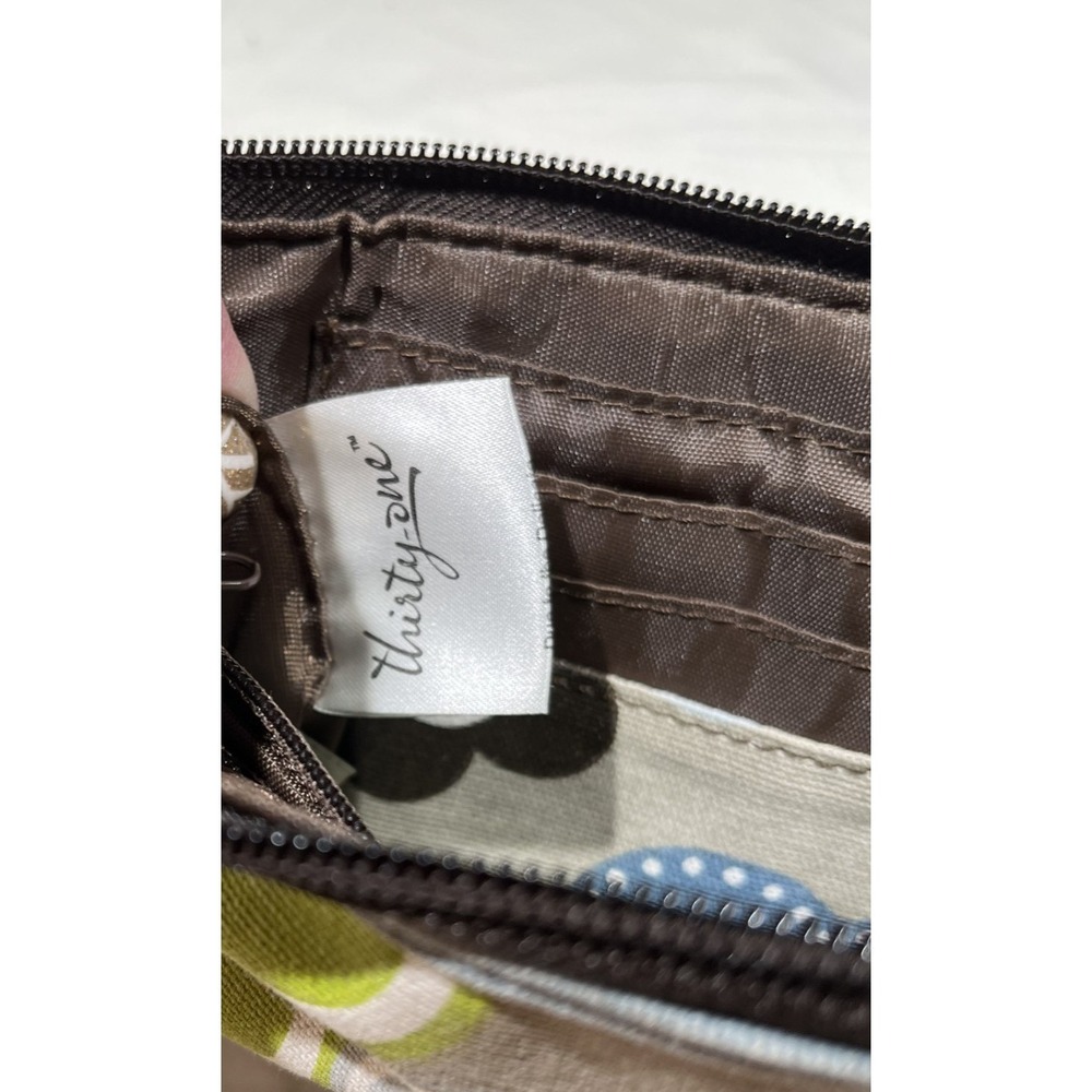 Thirty-One Wristlet Cool Zip Wallet Clutch With Card Slots Inside Change - Picture 10 of 13